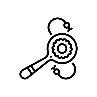 Damasa için siyah çizgi simgesi 