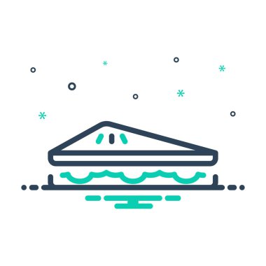 Sandviç için simgeyi karıştır 