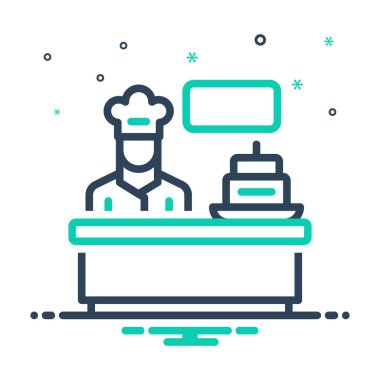 Fırıncı için karıştırma simgesi 