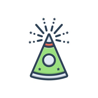 Anar bombası için renk resimleme simgesi