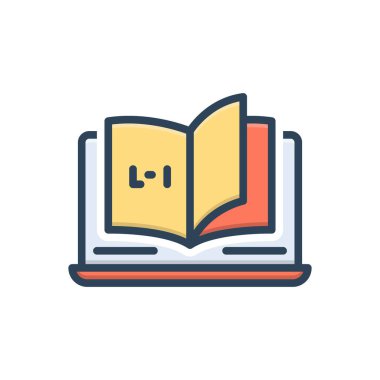 Ders için renk illüstrasyonu 