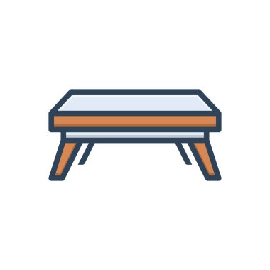 Tablo için renk illüstrasyonu