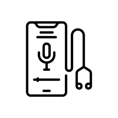 Dinlemek için siyah çizgi simgesi 