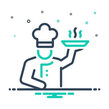 Şef için karıştırma simgesi 