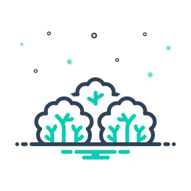 Çalılar için simgeyi karıştır