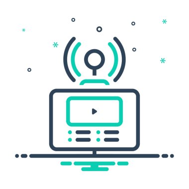 Yayın için simgeyi karıştır 