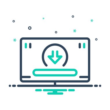 İndirmek için simgeyi karıştır 