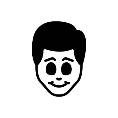 Rahatlamak için siyah katı simge 