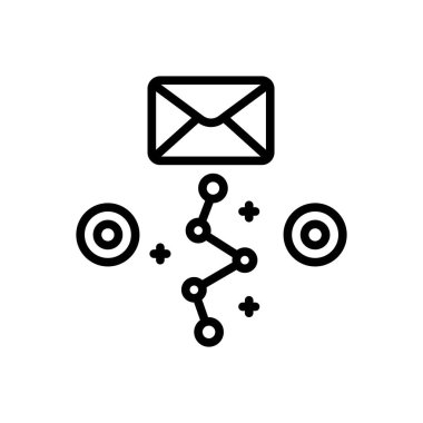 Strateji siyah çizgi simgesini 