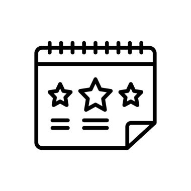 Olay için siyah çizgi simgesi 