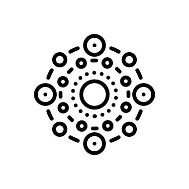 Siyah çizgi simgesi için Connectivity 