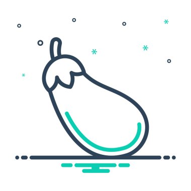 Patlıcan için karıştırma simgesi 