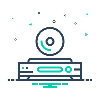 CD oynatıcı için simgeyi karıştır