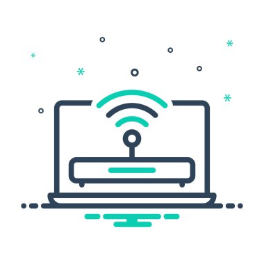 Kablosuz ağ için simgeyi karıştır 