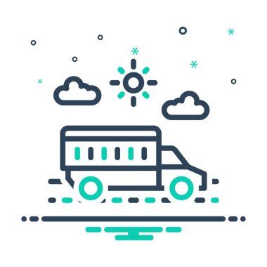 Ulaşım için simgeyi karıştır