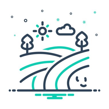 Tarım için karıştırma simgesi 