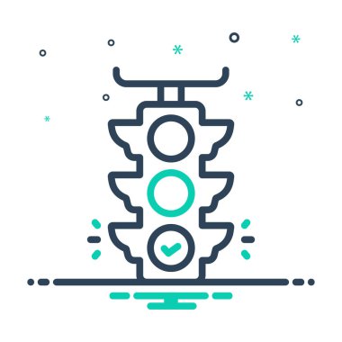 Yeşil ışık için simgeyi karıştır