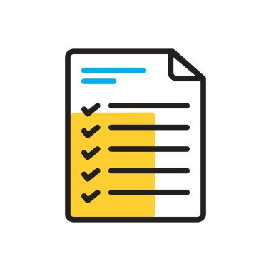 Gündem için çok renkli simge 