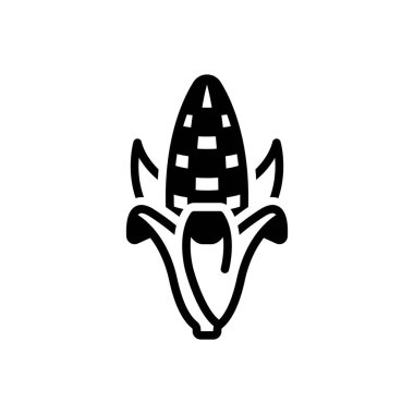 Mısır için siyah katı simge