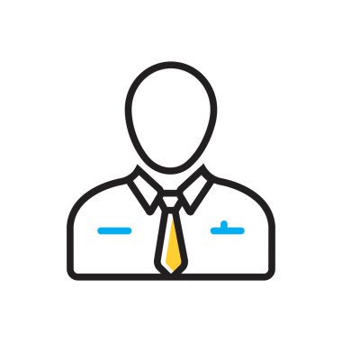 Yönetici için çok renkli simge 