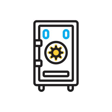 Güvenli için çok renkli simge 