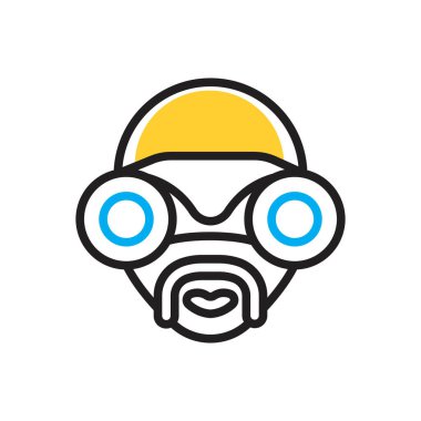 Gözlem için çok renkli simge 