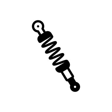 Bahar şoku için siyah katı simge