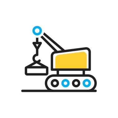 Kaldırmak için çok renkli simge 