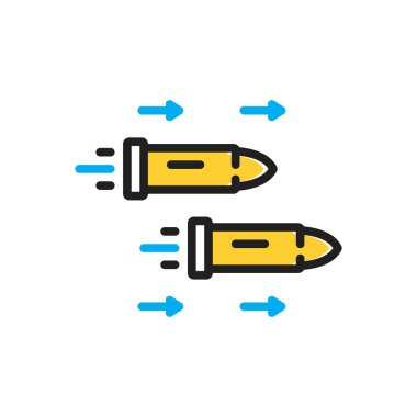 Hızlı için çok renkli simge 