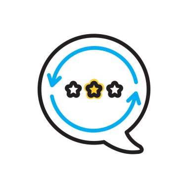 Geribildirim için çoklu renk simgesi 