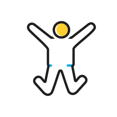 Evet için çok renkli simge 