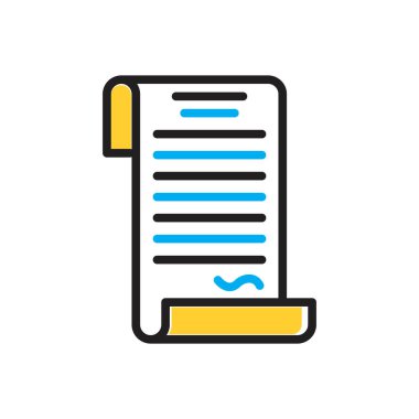 Günlük için çok renkli simge 