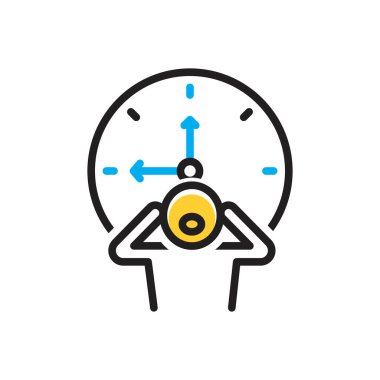 Geç için çoklu renk simgesi 