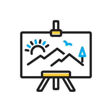 Resim için çok renkli simge 