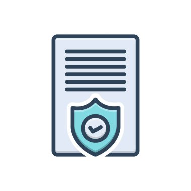 İzin için renk resimleme simgesi 