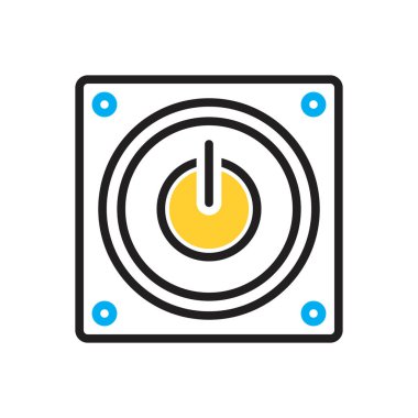 Kapalı için çok renkli simge 