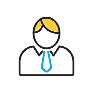 Erkekler için çok renkli simge  