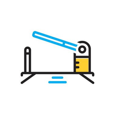 Bariyer için çok renkli simge 