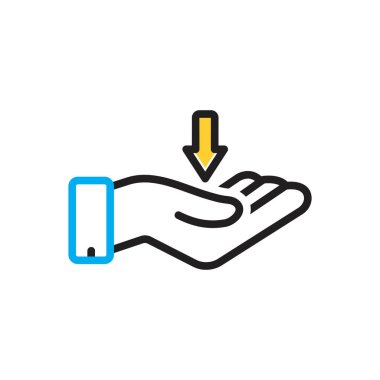 Bunun için çok renkli simge