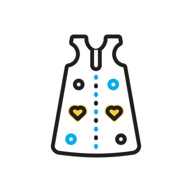 Uyku tulumu için çok renkli simge