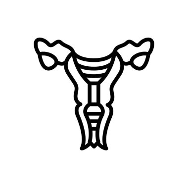 Rahim için siyah çizgi simgesi 