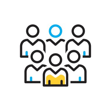 Bizim için çok renkli simge