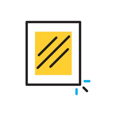 Kenar için çoklu renk simgesi 