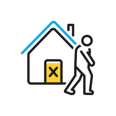 Multi color icon for offensive 
