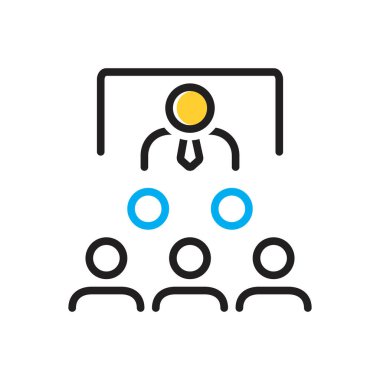 Multi color icon for teaching