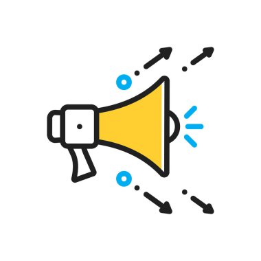 Pazarlama için çok renkli simge