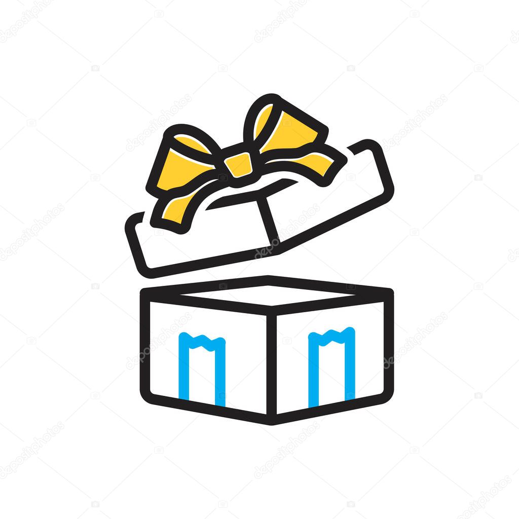 Multi color icon for gifted