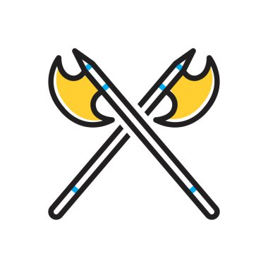 Savaş için çok renkli simge 