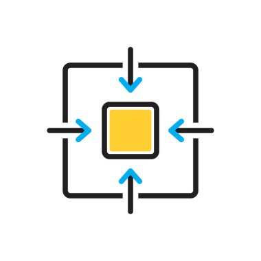 Gerçek için çok renkli simge 