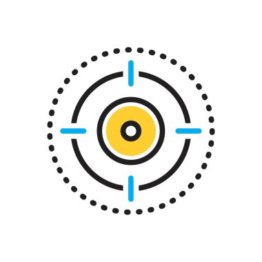 Kapsam için çok renkli simge 